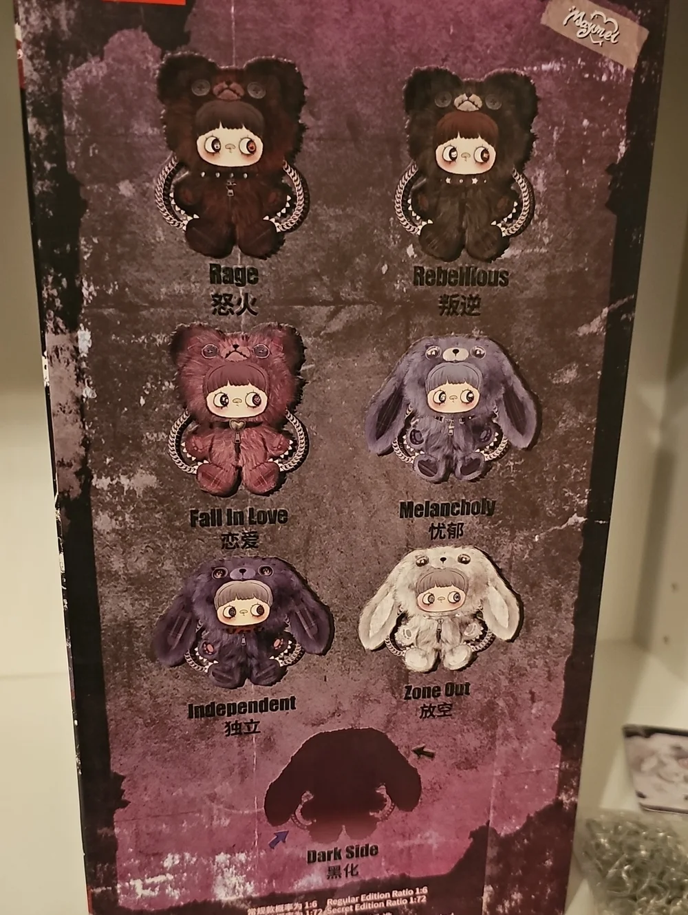 Rebel Doll Plush Blind Box - Zoned Out Confirmed New Alt Backpack Scene
